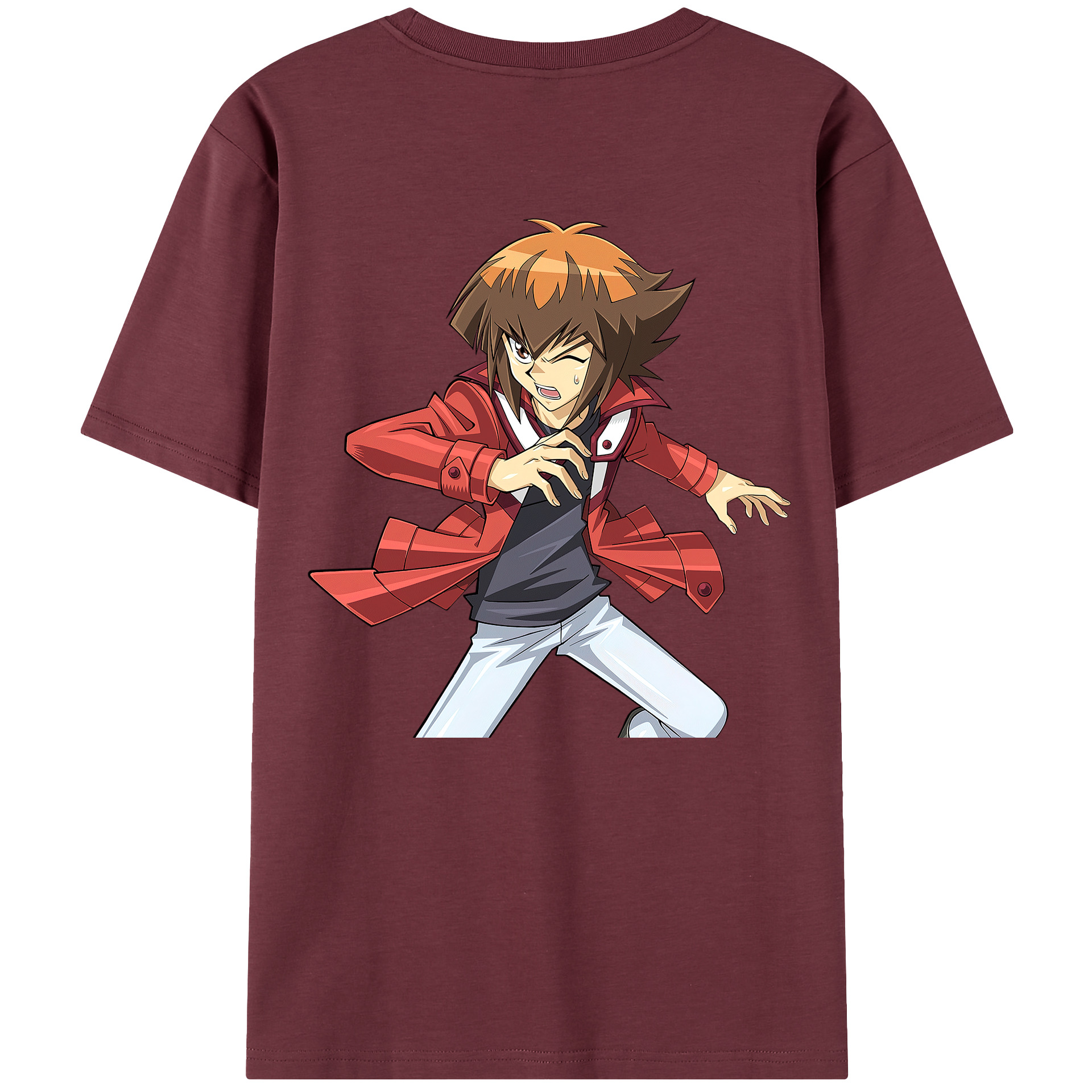 （画像用） 遊☆戯☆王 Yu-Gi-Oh! 綿100％半袖Tシャツ（背面プリント）